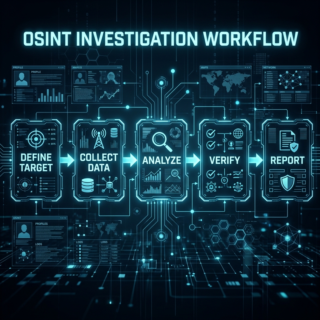 OSINT investigation workflow process 2026